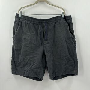 Toad & Co grey organic cotton Levon shorts
